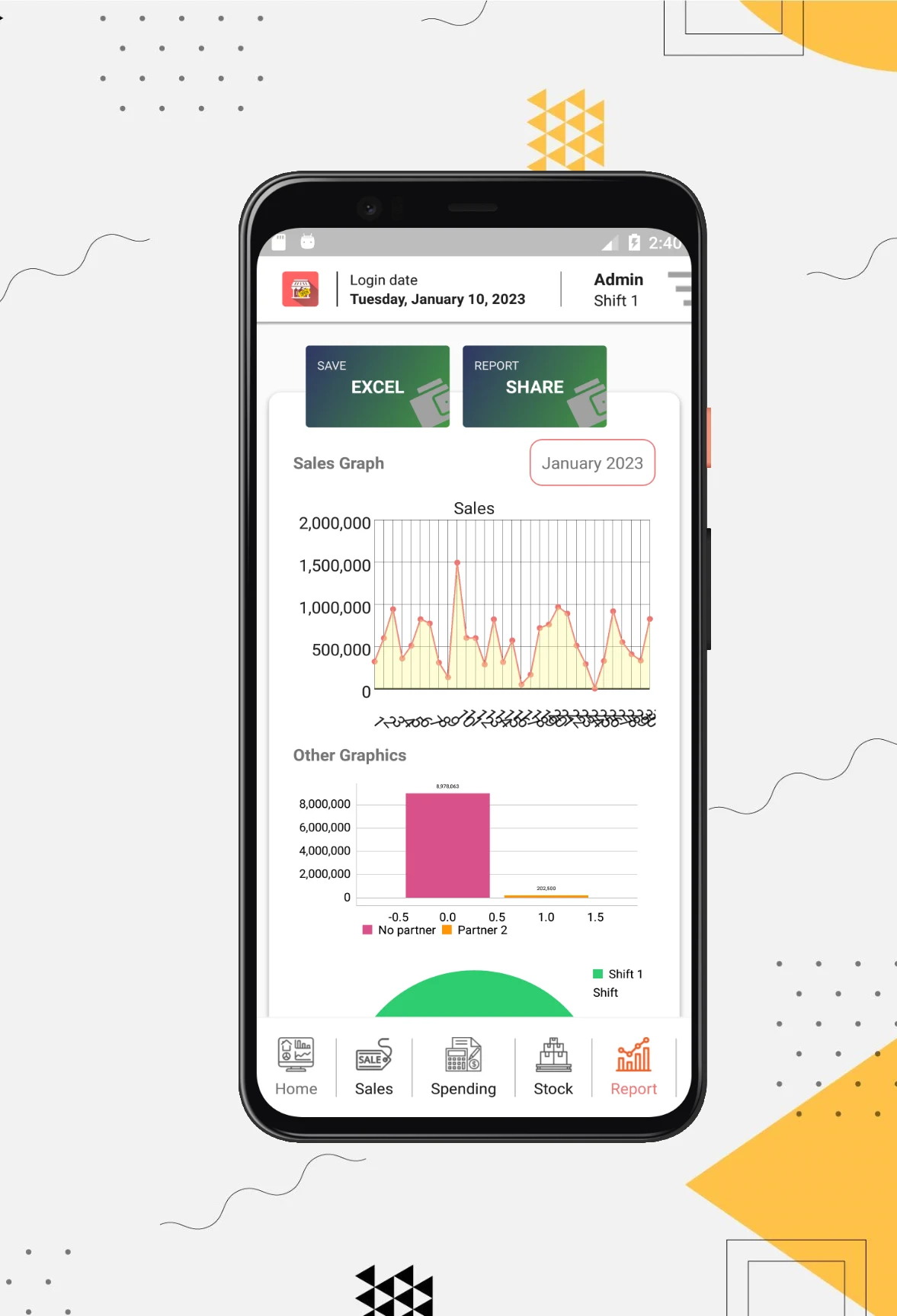Credit Sales Records screenshot